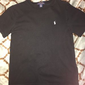 black polo ralph lauren shirt